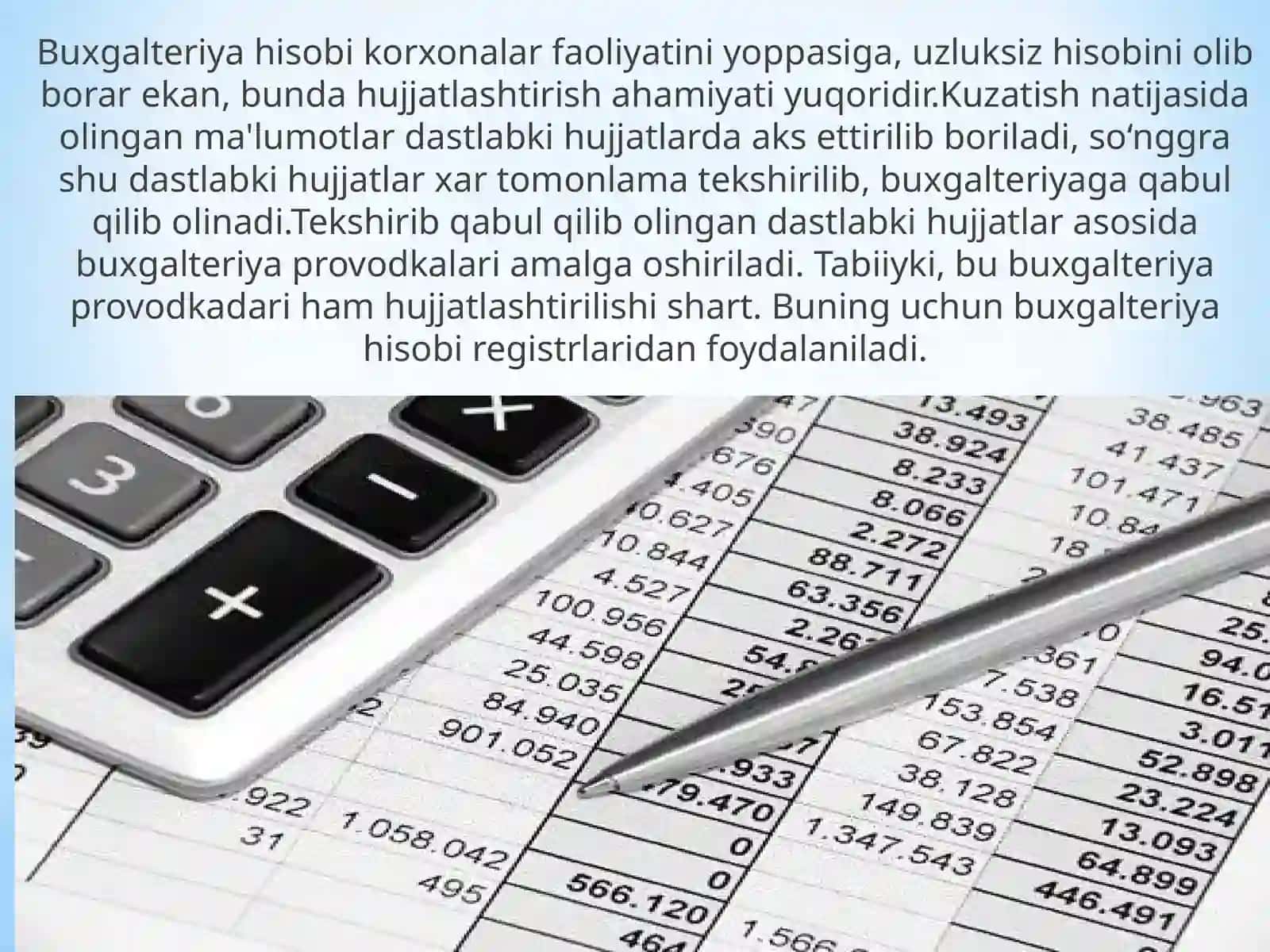 BUXGALTERIYA HISOBINING REGISTRLARI VA SHAKLLARI 2