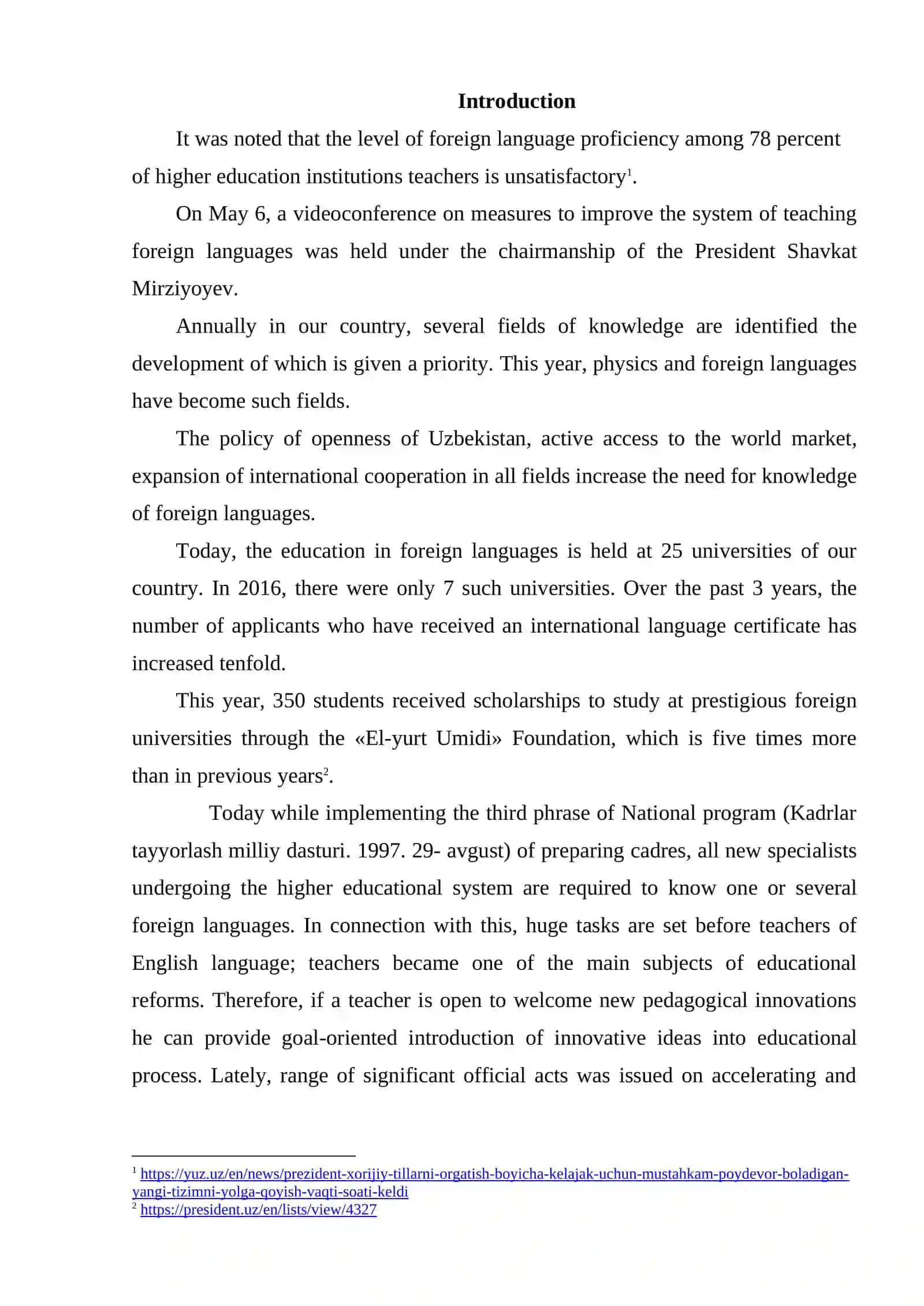 USE OF CONTEXT APPROACH IN DEVELOPING READING SKILLS ON THE MATERIAL OF SCALE UP 3 2
