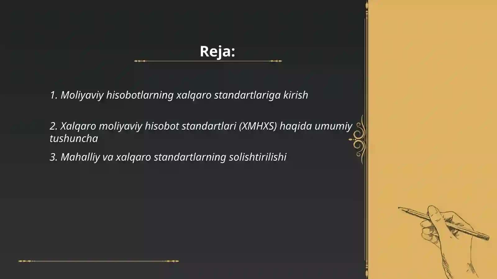 Moliyaviy hisobotlarning xalqaro standartlariga oʻtish Yutuqlar va muammolar 2