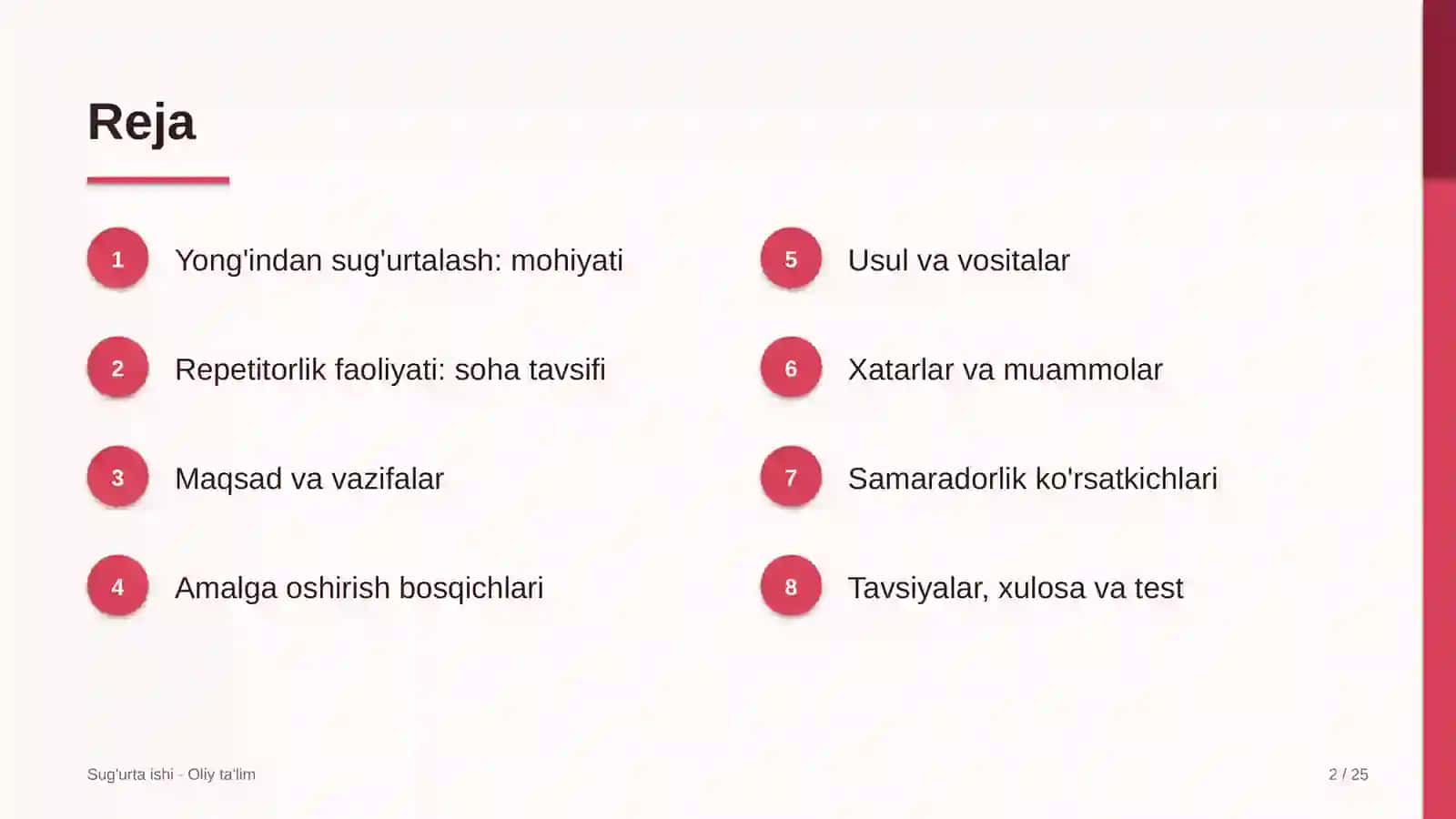 repetitorlik faoliyatida yong'indan sug'urtalash 5048 2