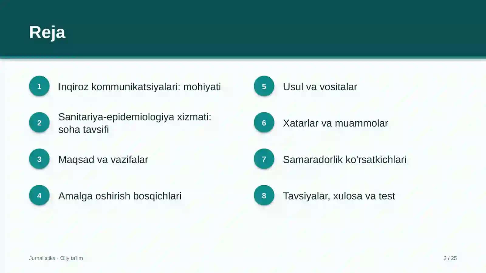 sanitariya epidemiologiya xizmatida inqiroz kommunikatsiyalari 4892 2