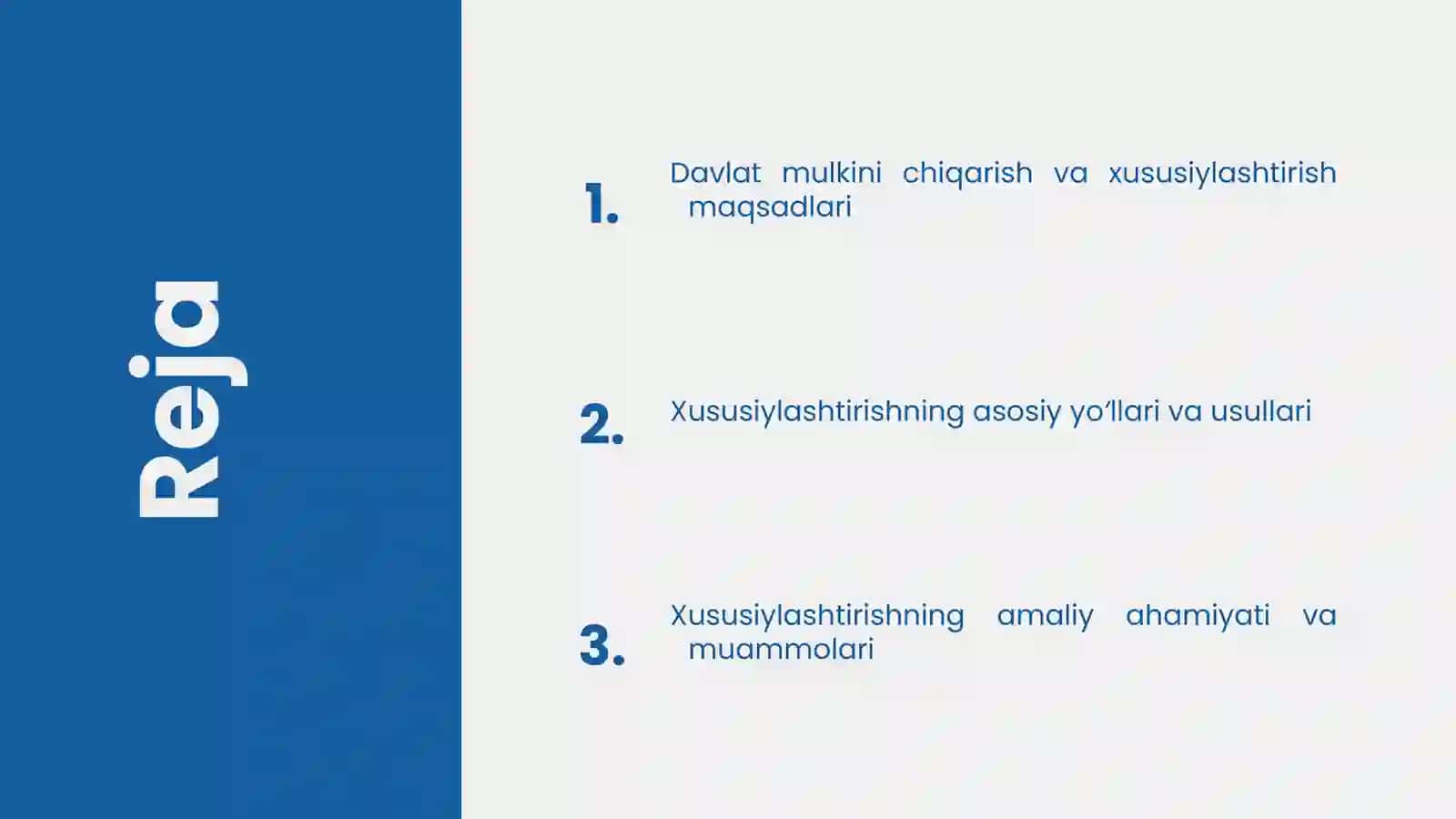 Xususiylashtirishning amaliy ahamiyati va muammolari 2