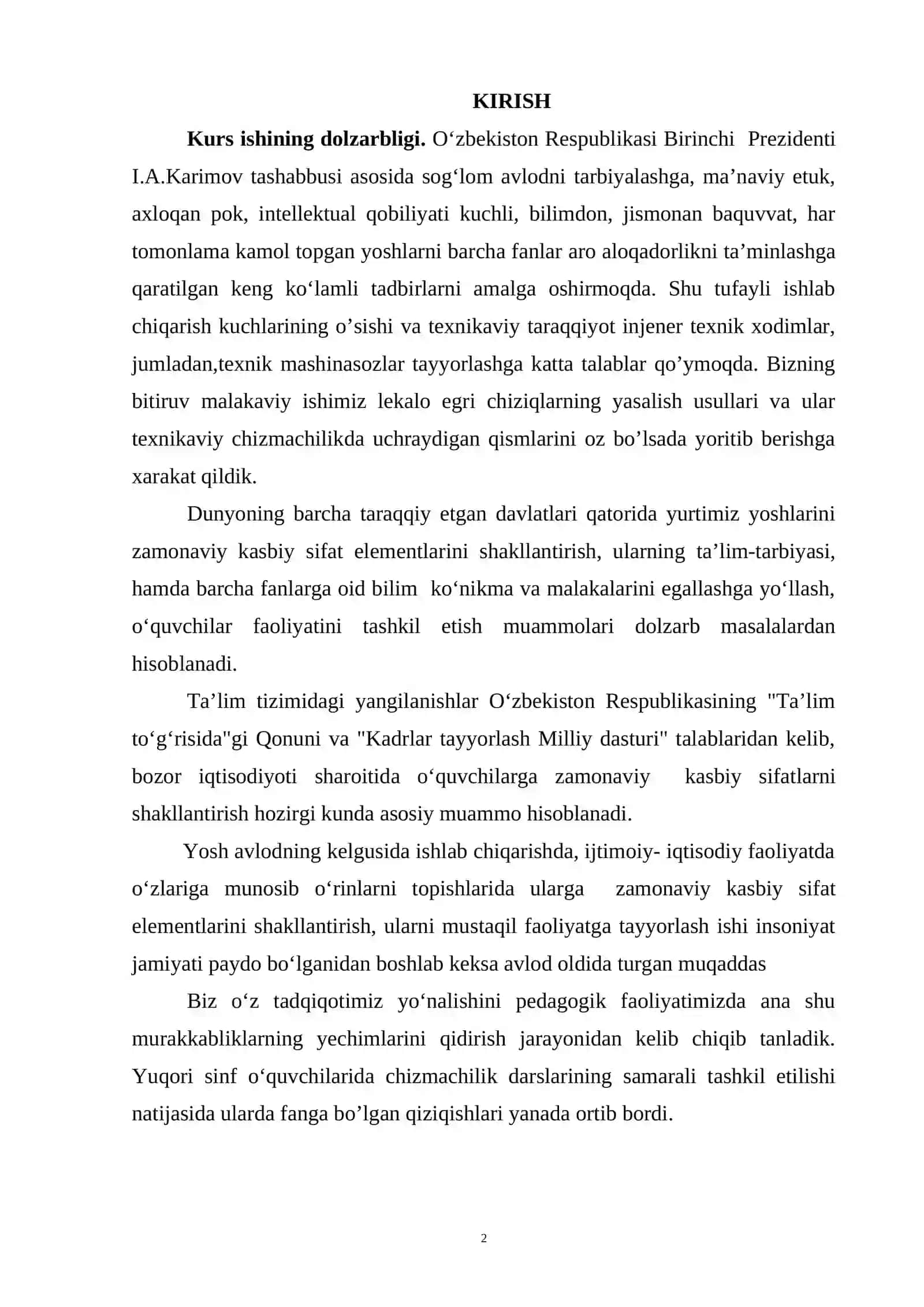 Murakkab qirqim 2
