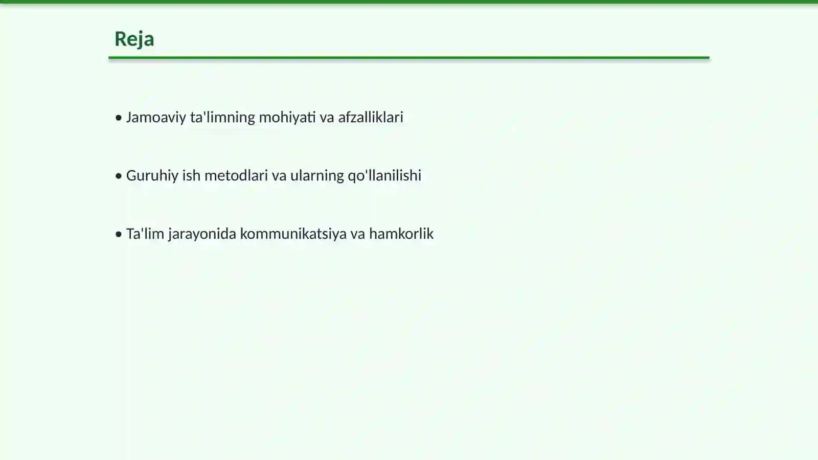 Ta’limning jamoaviy va guruhiy texnologiyasi 2
