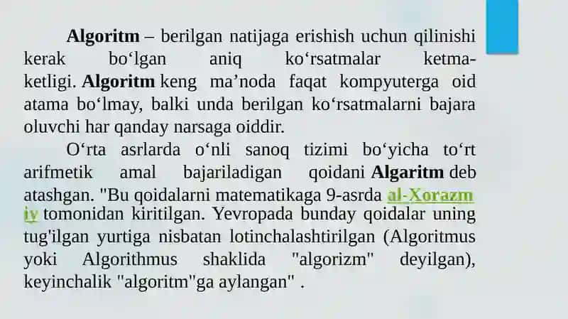 Algoritmlarni loyihalash. Algoritm korrekt va samaradorligini baholash. Kvadrat tenglama ildizlarini aniqlash algoritmi. Uchburchak yuzasi uchun Geron formulasi. 2
