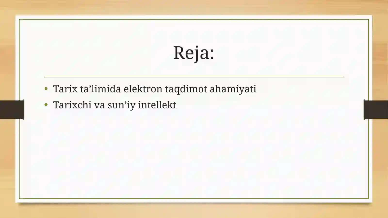 Tarixta’limidaelektrontaqdimotahamiyati 2