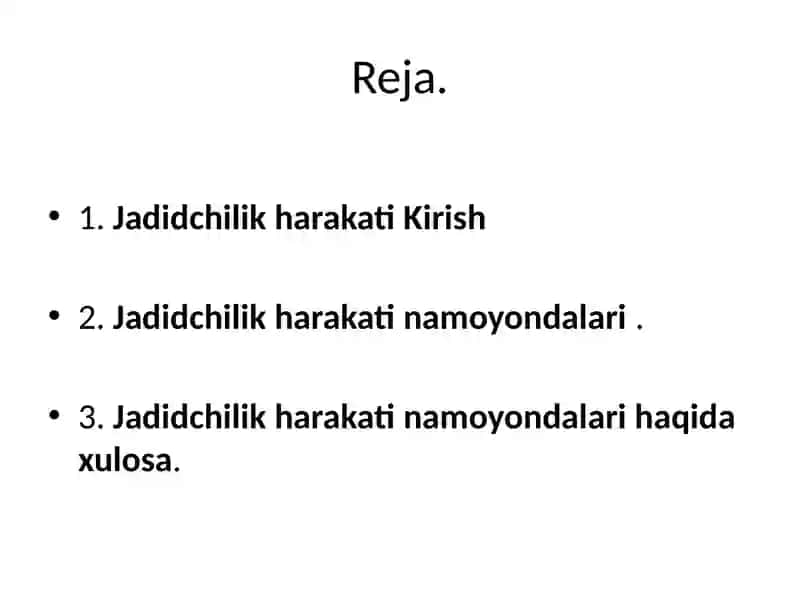 Jadidchilik harakatinamoyondalari 2