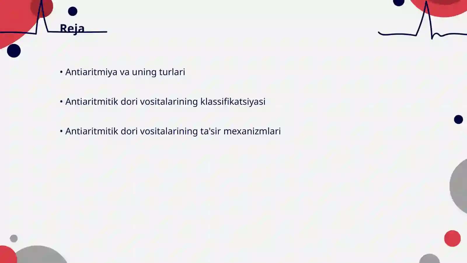 Antiaritmitik dori vositalari 2