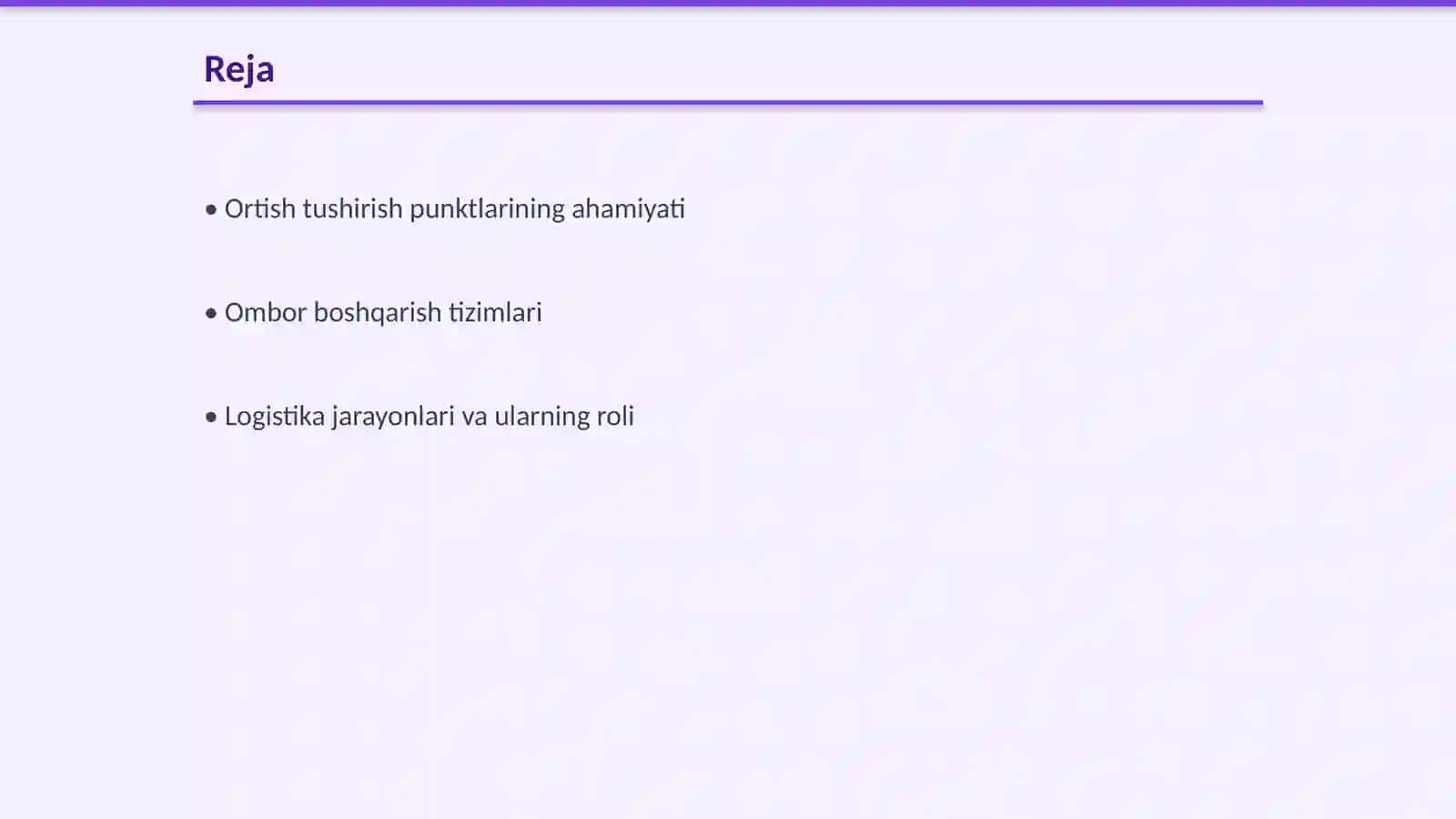 Ortish tushirish punktlari va omborlari 2