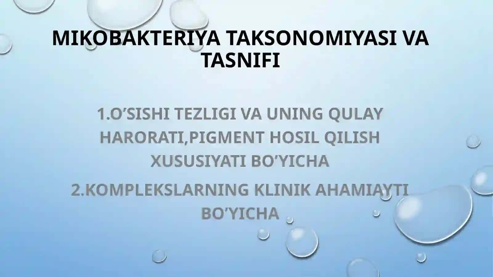 Tuberkulyoz etiologiyasi va patogenezi 2