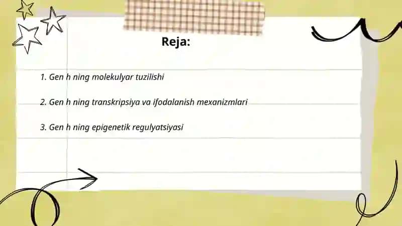 Gen h ning molekulyar tuzilishi 2