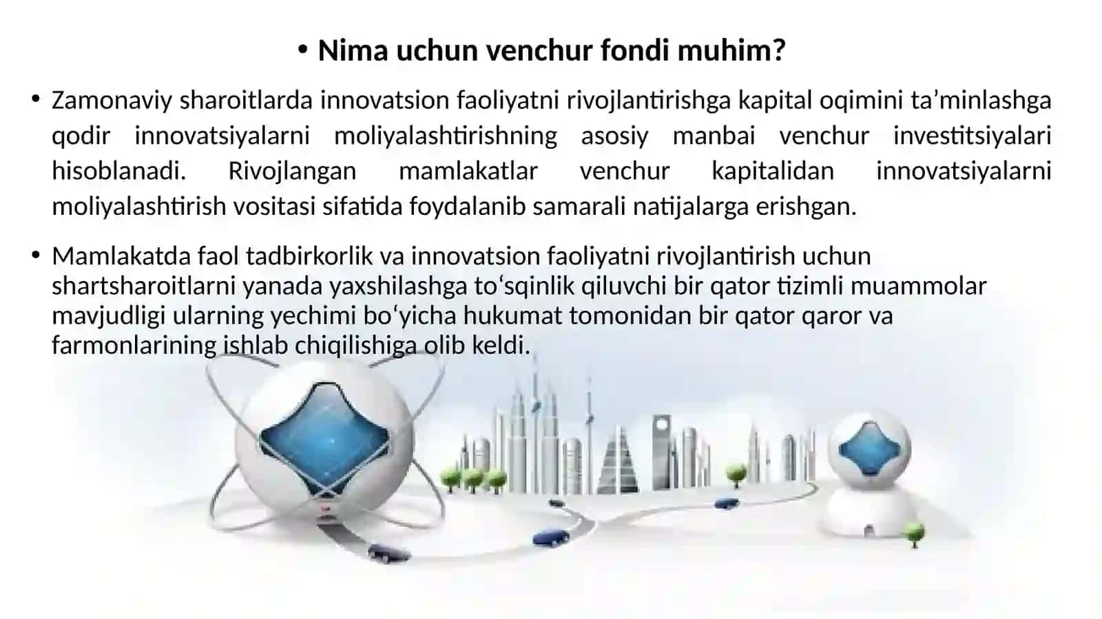 Venchur fondlarining roli 2