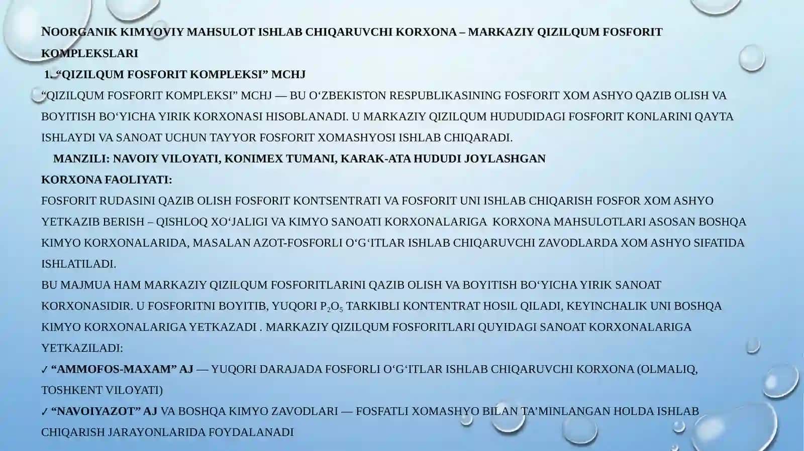 Markaziy Qizilqum fosforitlari asosi 2