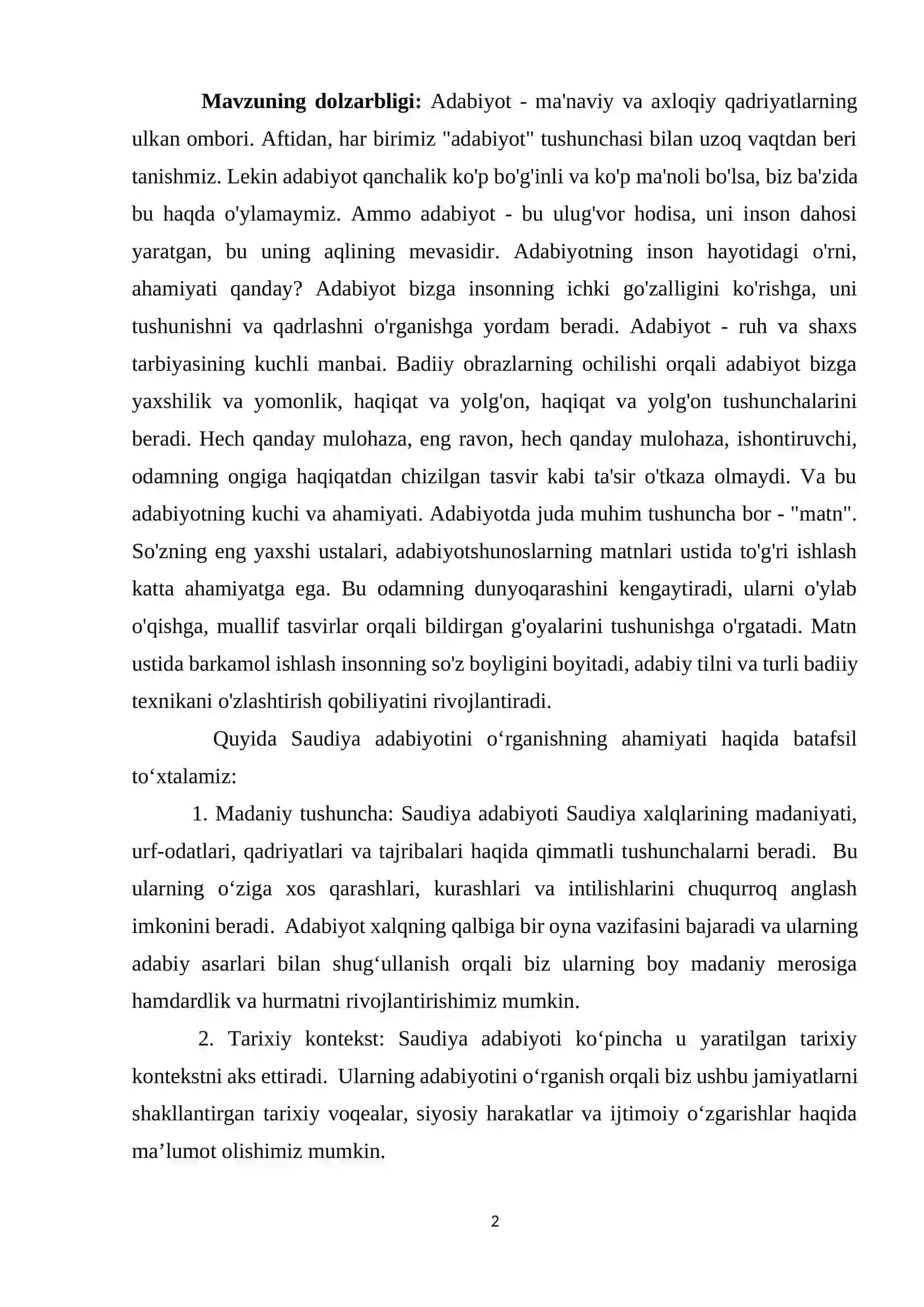 SAUDIYA YOZUVCHILARI IJODI 2
