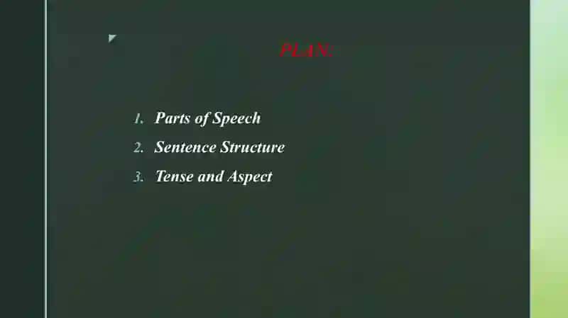 THE GRAMMATICAL STRUCTURE OF THE ENGLISH LANGUAGE 2