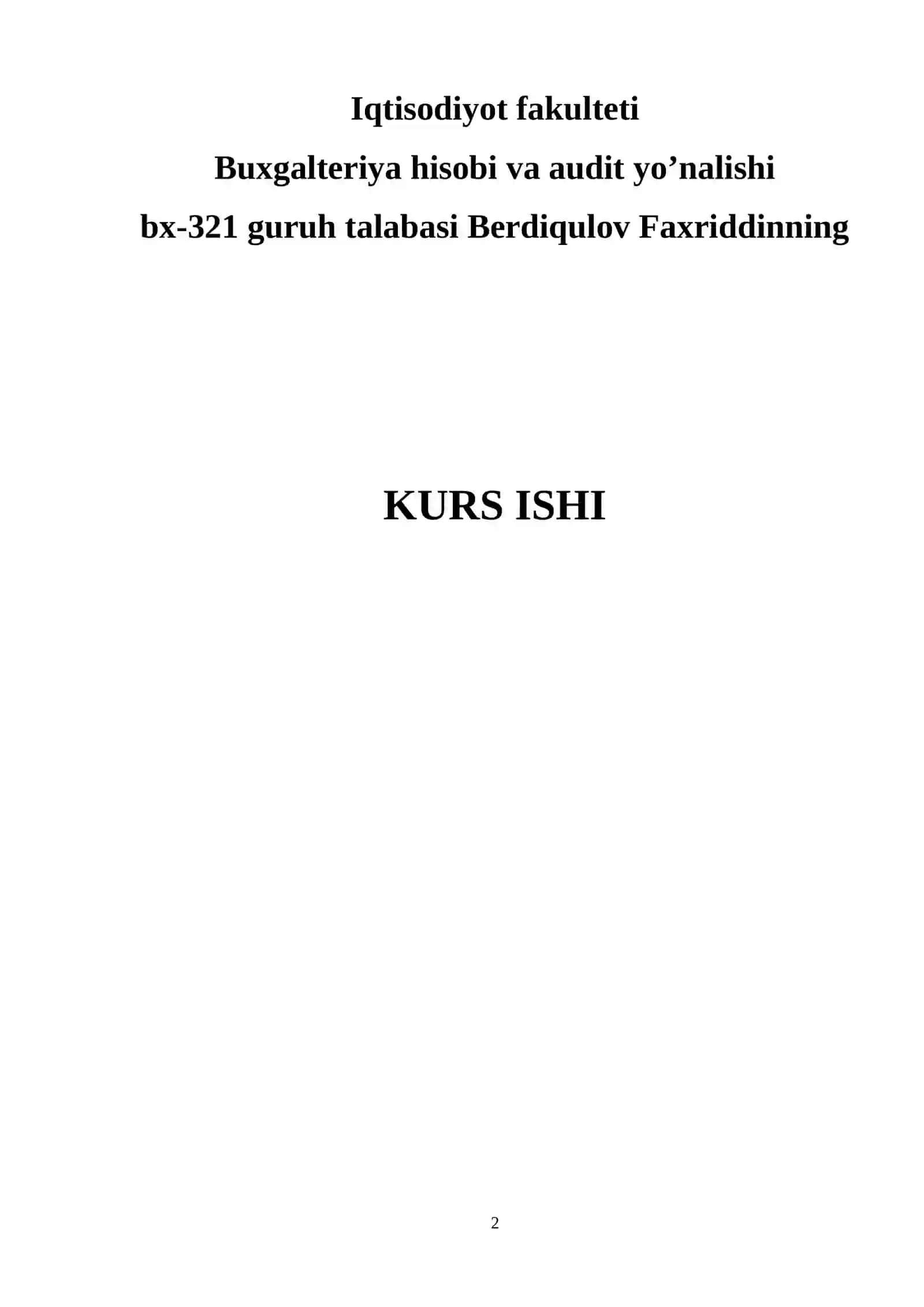 ELASTIKLIK NAZARIYASINI AMALIYOTDA QO’LLANILISHI 2