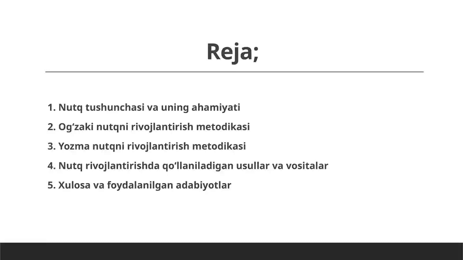 OGʻZAKIVA YOZMA NUTQNI RIVOJLANTIRISH METODIKASI 2