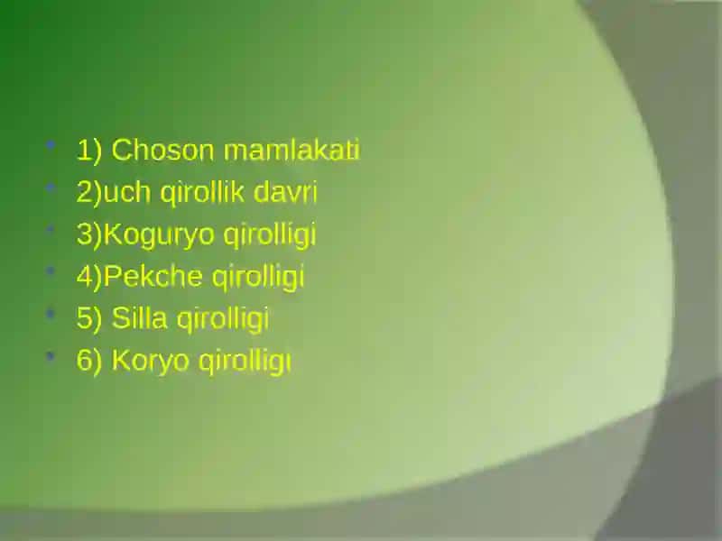 Koreya tarixidagi uch qirollik davri 2