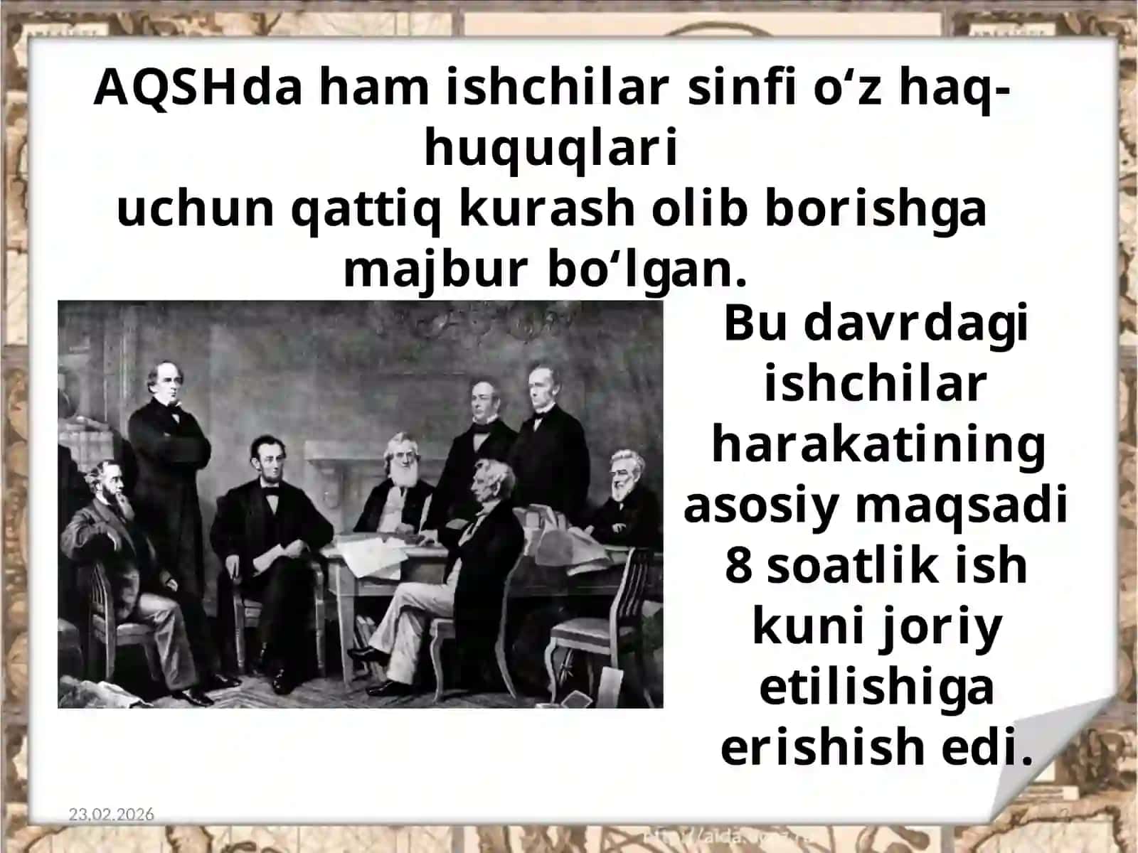 9-sinf Jahon tarixi fanidarsligi asosida 15-mavzu 2