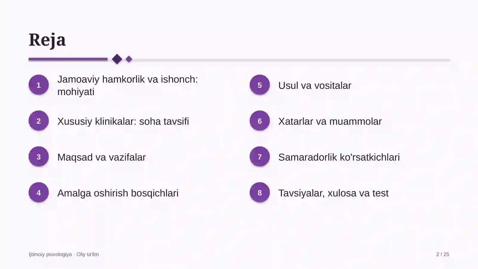 Xususiy klinikalarda jamoaviy hamkorlik va ishonch 2