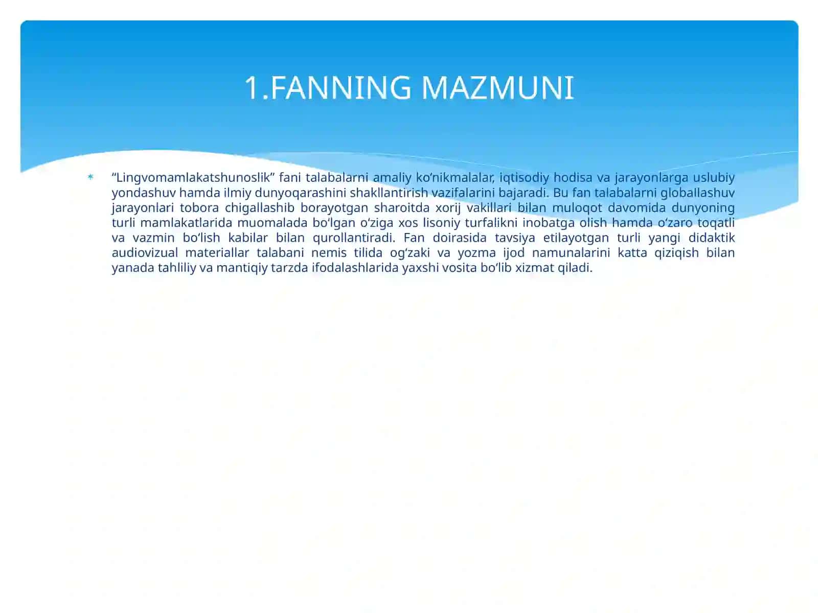 Lingvomamlakatshunoslik 2