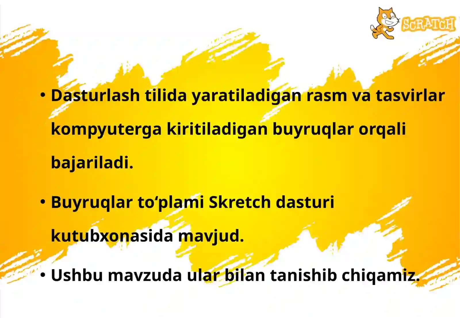 Dasturida shakllar yaratish 2