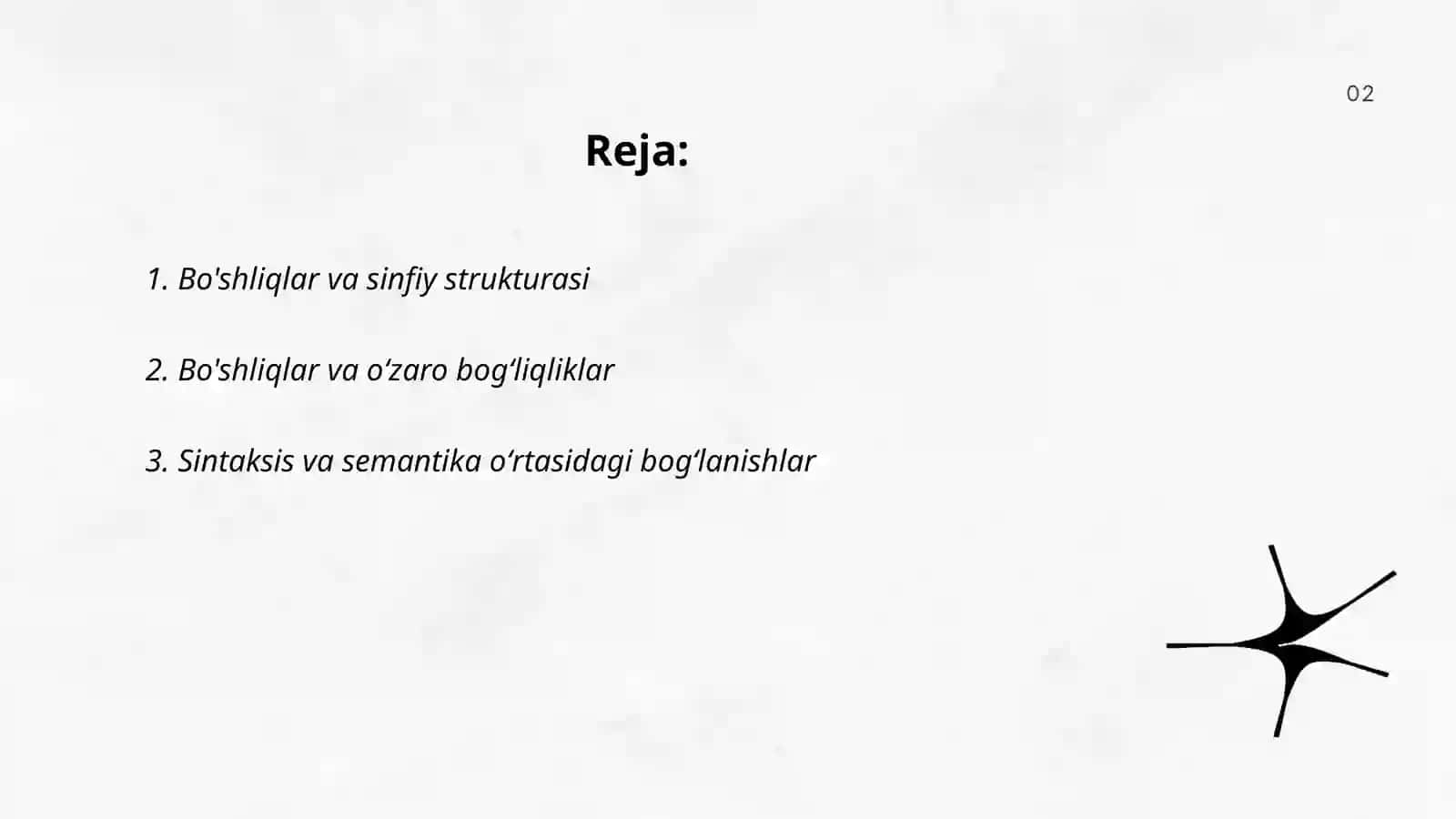 Gap bõlaklari haqidagi sintaktik nazariyalar 2