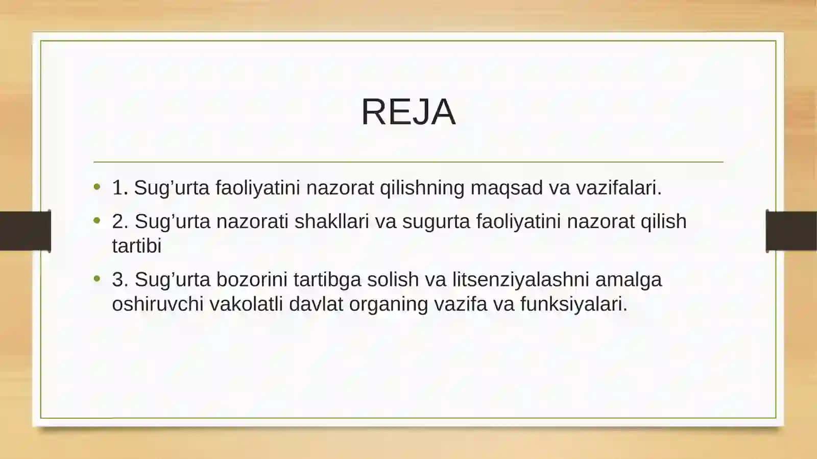 Sugurta nazorati 2
