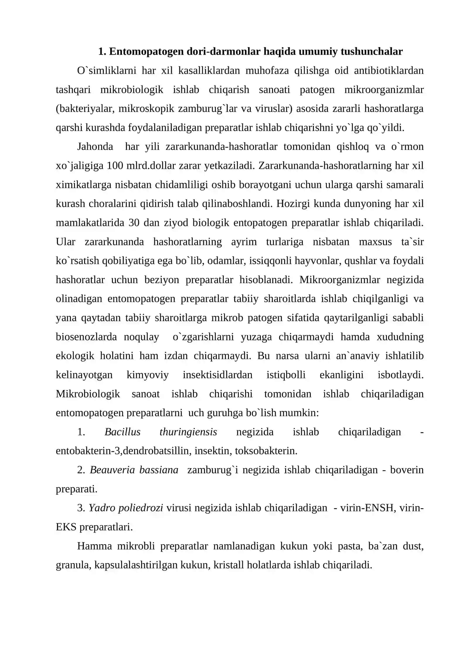 Qishloq xo'jaligi uchun bakterial dori-darmonlarni ajratib olish texnologiyasi 2