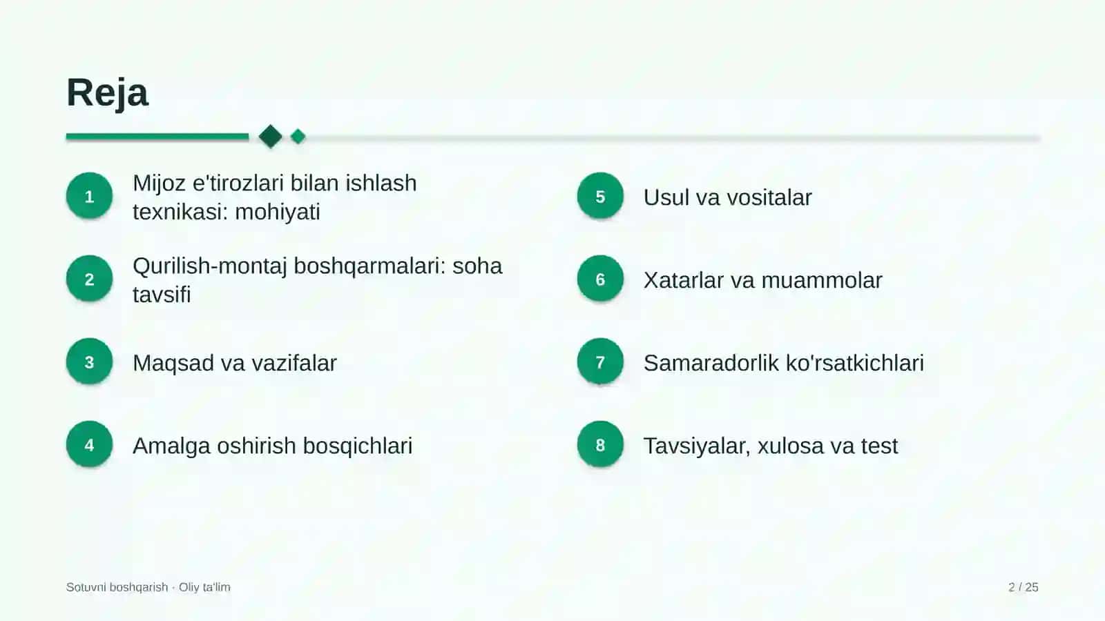qurilish montaj boshqarmalarida mijoz e'tirozlari bilan ishlash texnikasi 5113 2