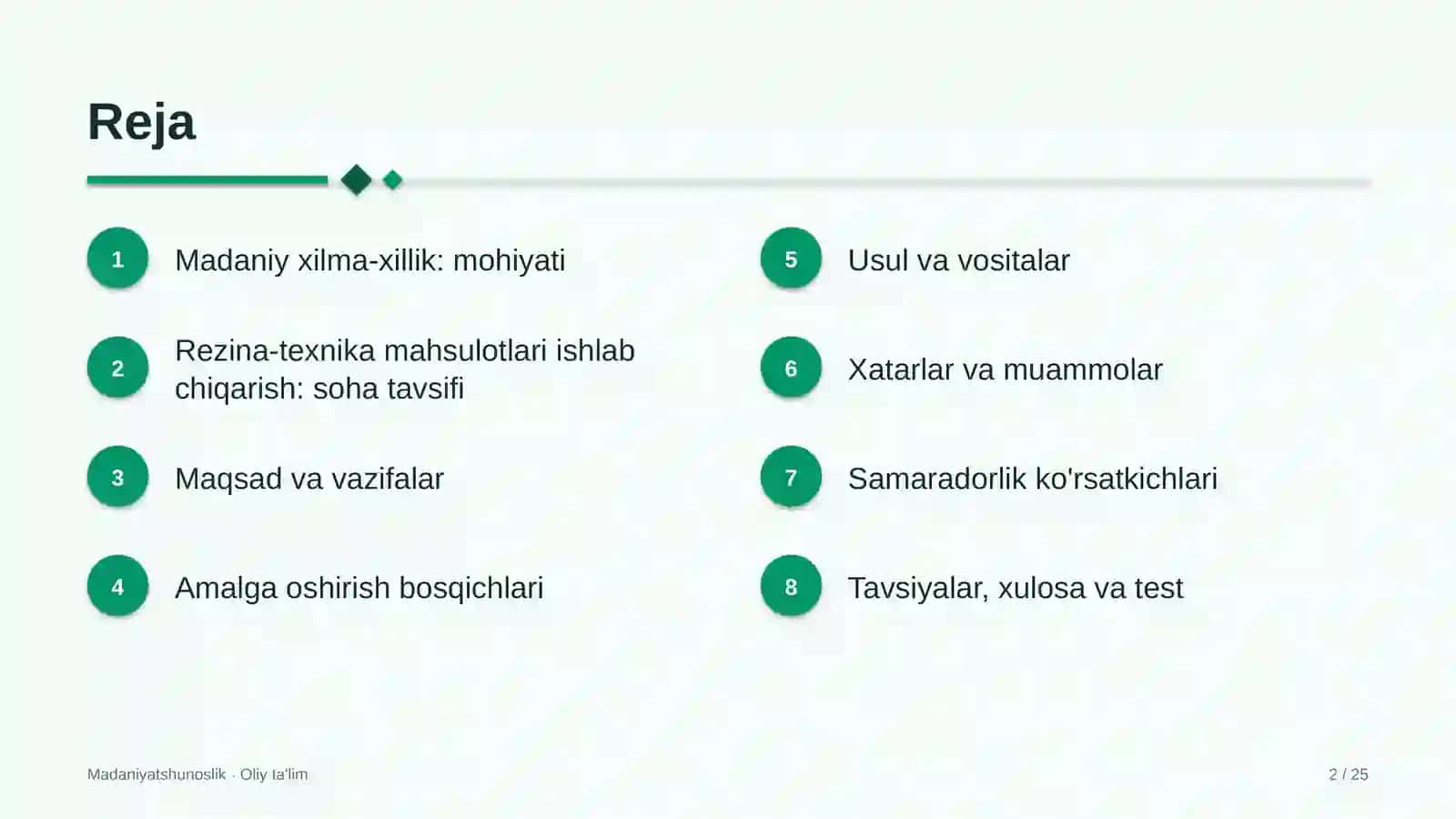 rezina texnika mahsulotlari ishlab chiqarishda madaniy xilma xillik 6620 2
