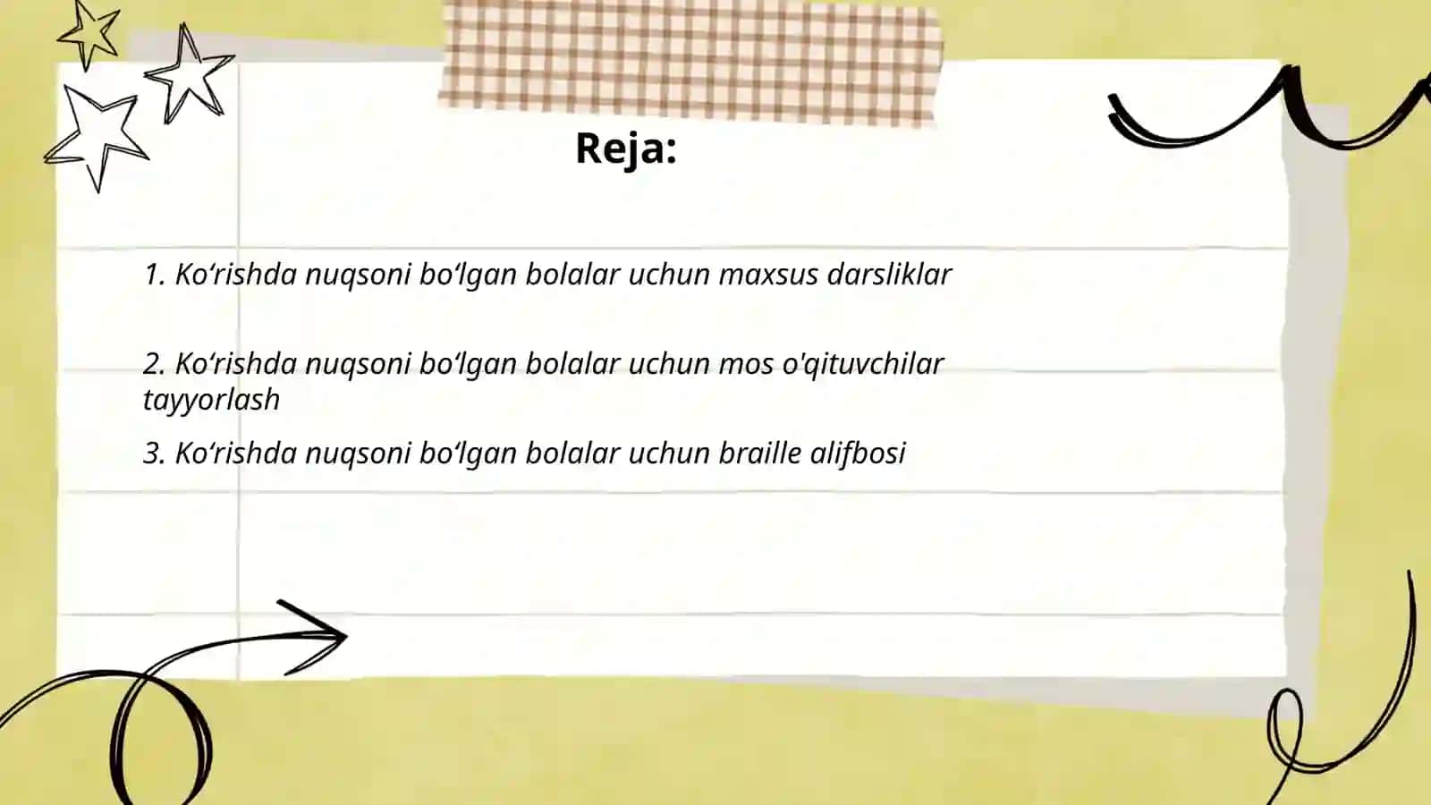 Koʻrishda nuqsoni boʻlgan bolalar uchun maxsus darsliklar 2