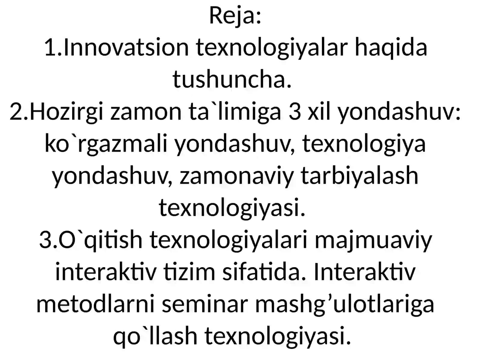 Kasbiy ta`limda innovatsion texnologiyalar 2