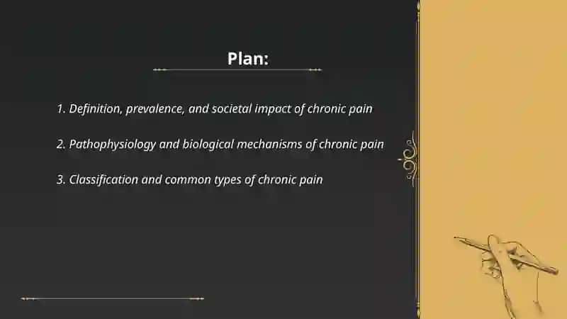 Chronic pain. Make a presentation 2