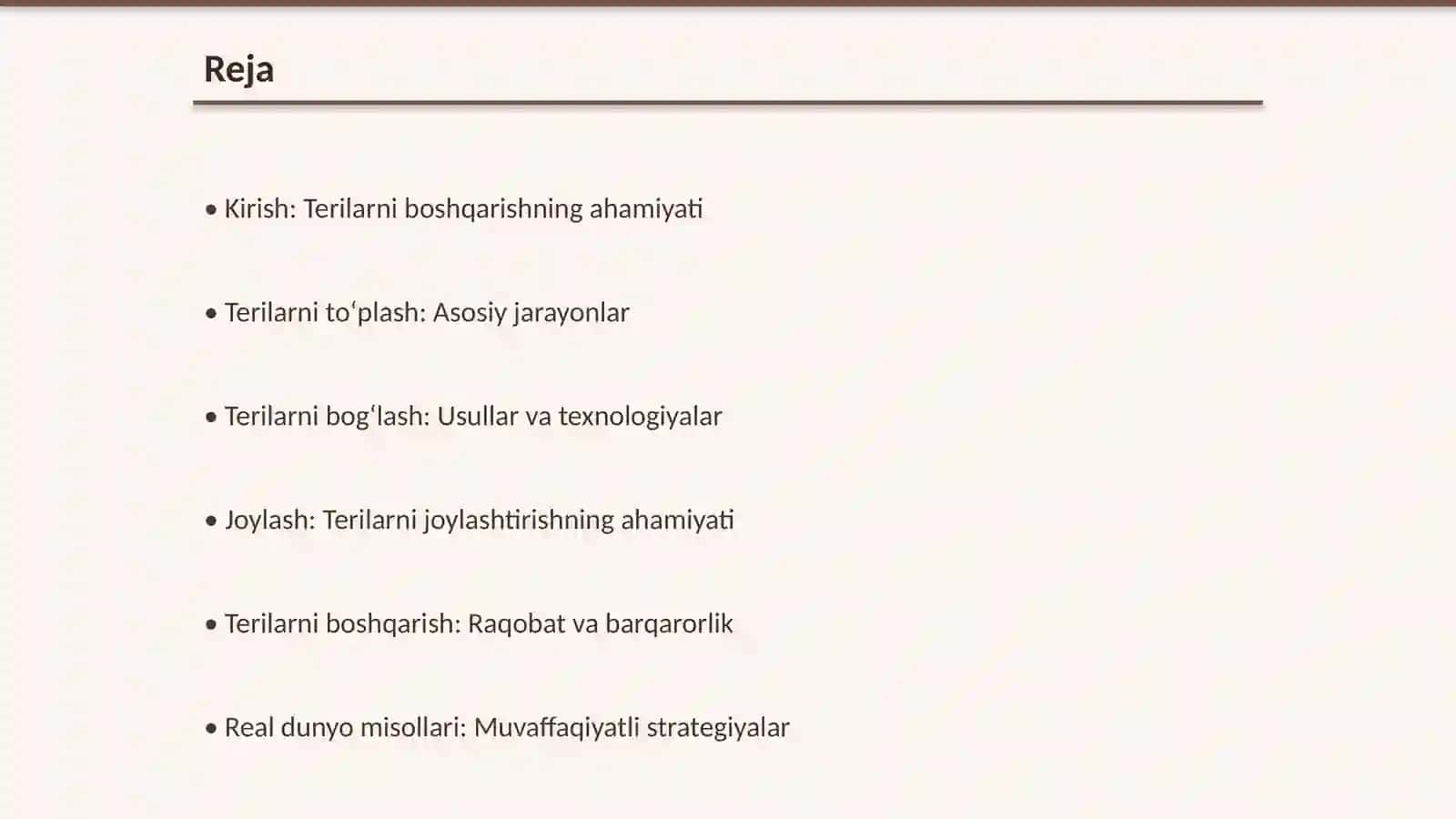 Terilarni toʻplash, bogʻlash va joylash 2