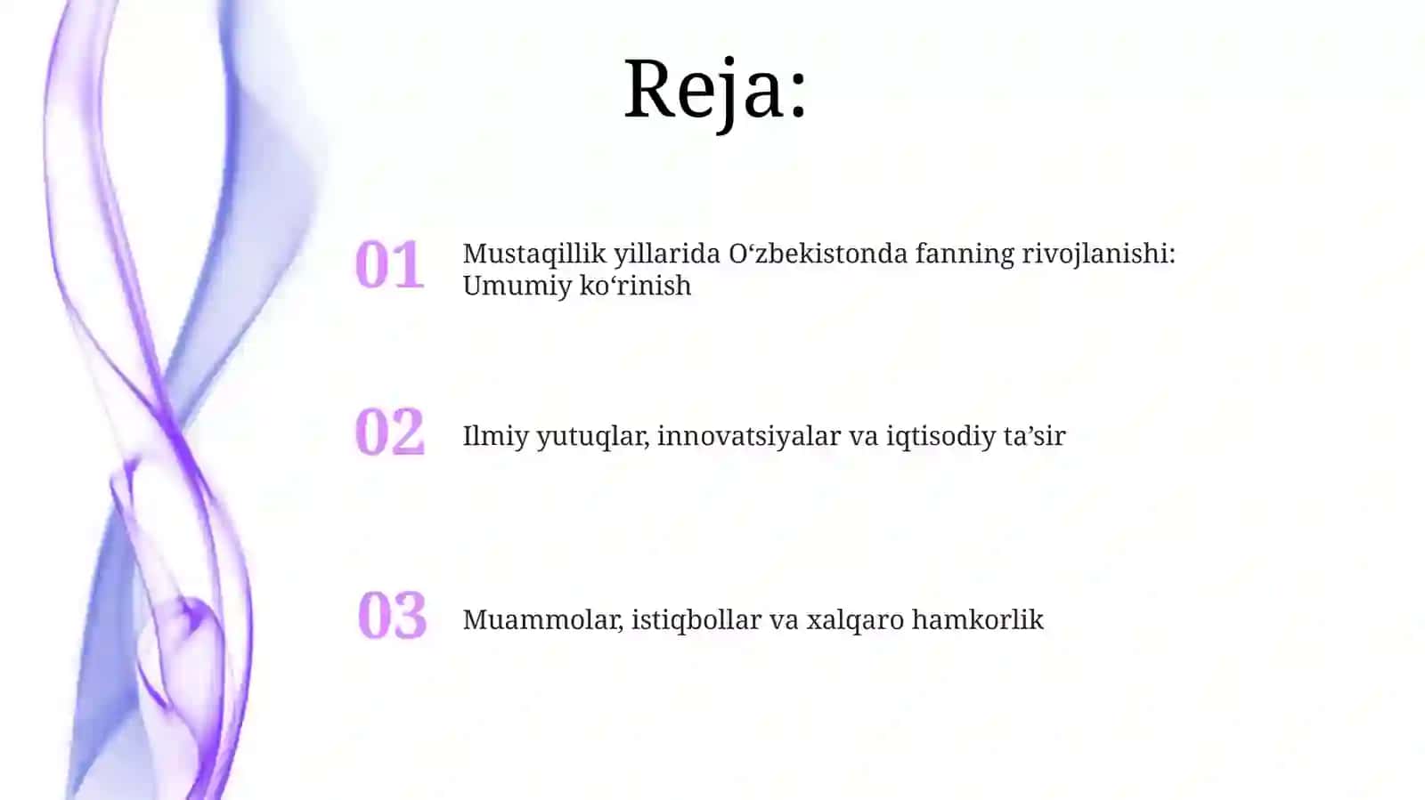 Mustaqillik yillarida ilm fanning rivojlanishi 2