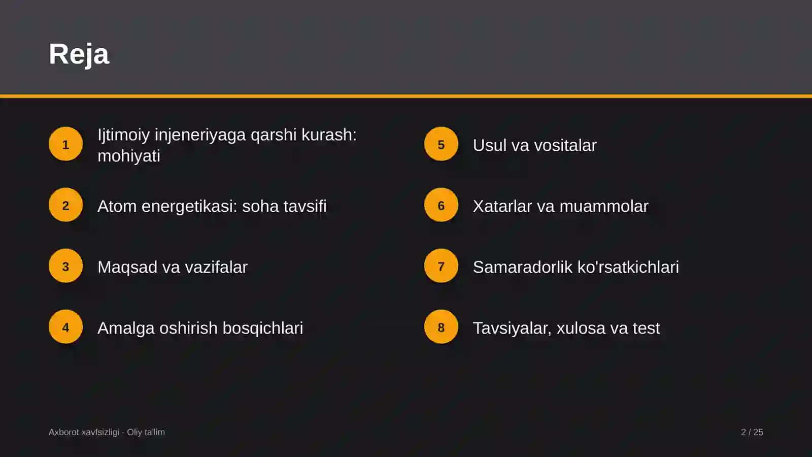 Atom energetikasida ijtimoiy injeneriyaga qarshi kurash 2