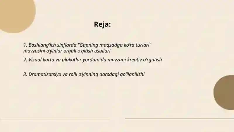 Gapning maqsadga koʻra turlari 2