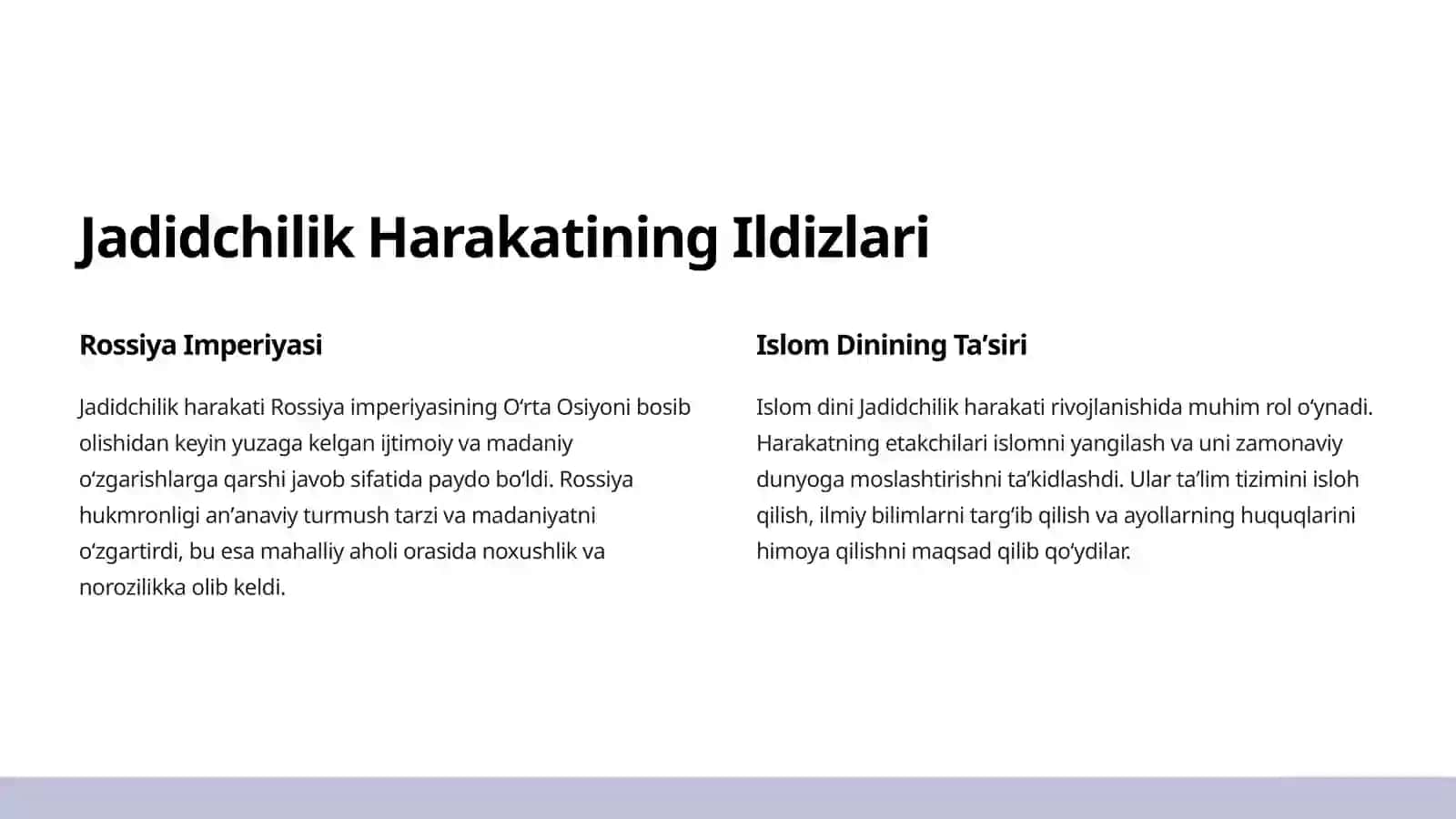 Orta Osiyoda Jadidchilik Harakati 2