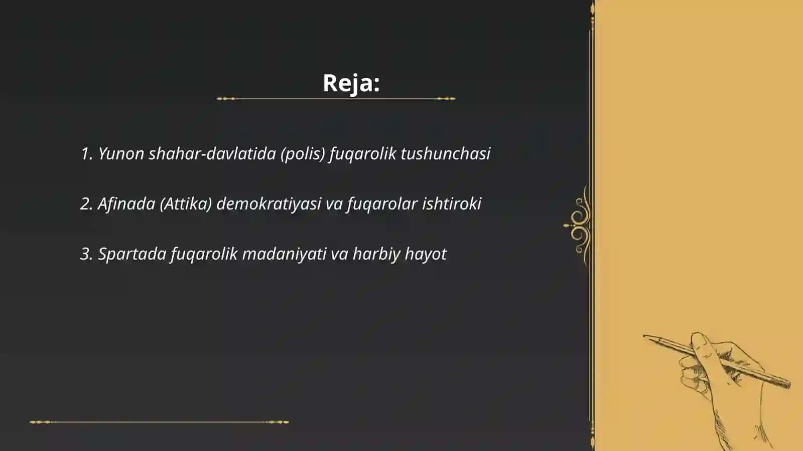 YUNON FUQOROLAR MADANIYATI 2