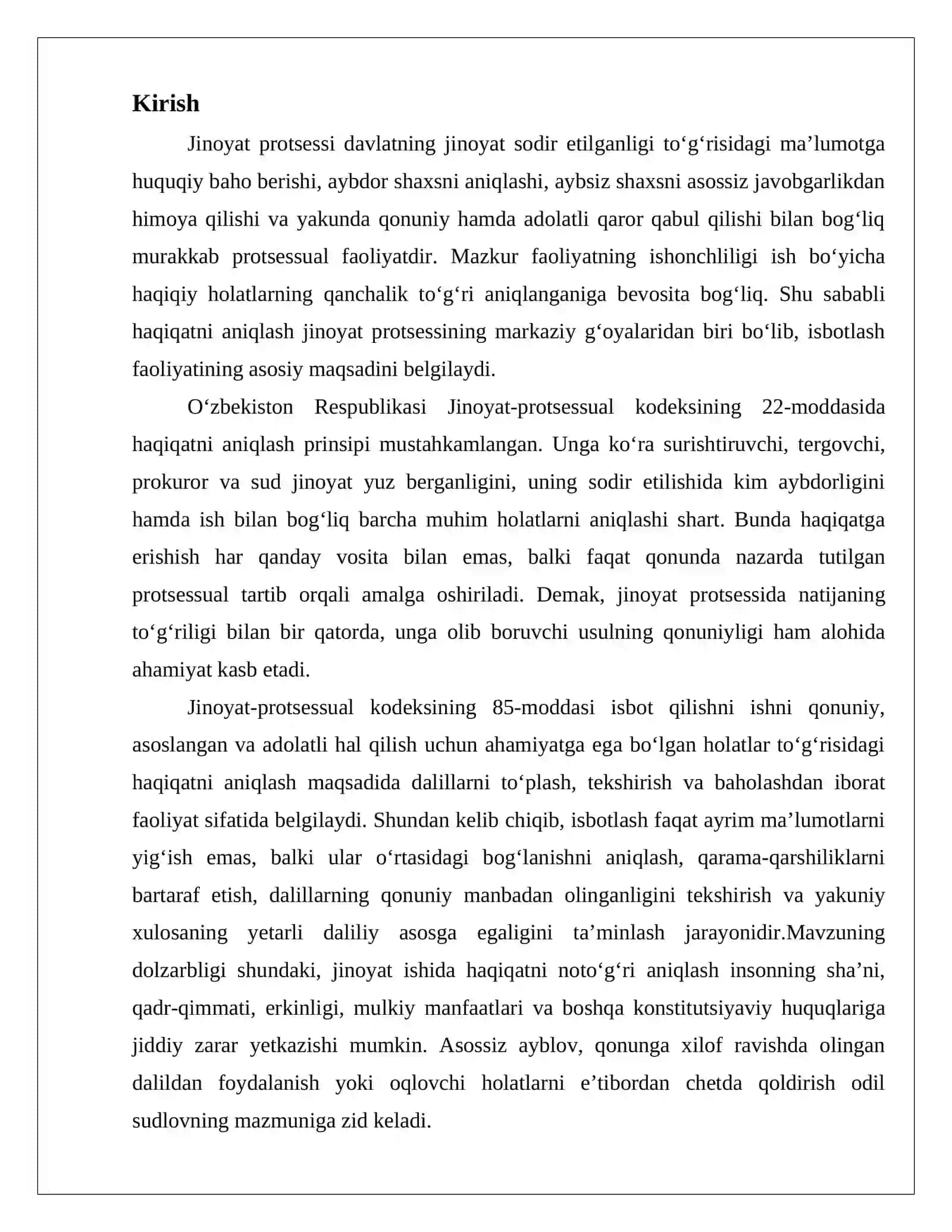 Haqiqatni aniqlash — isbotlashning maqsadi 2