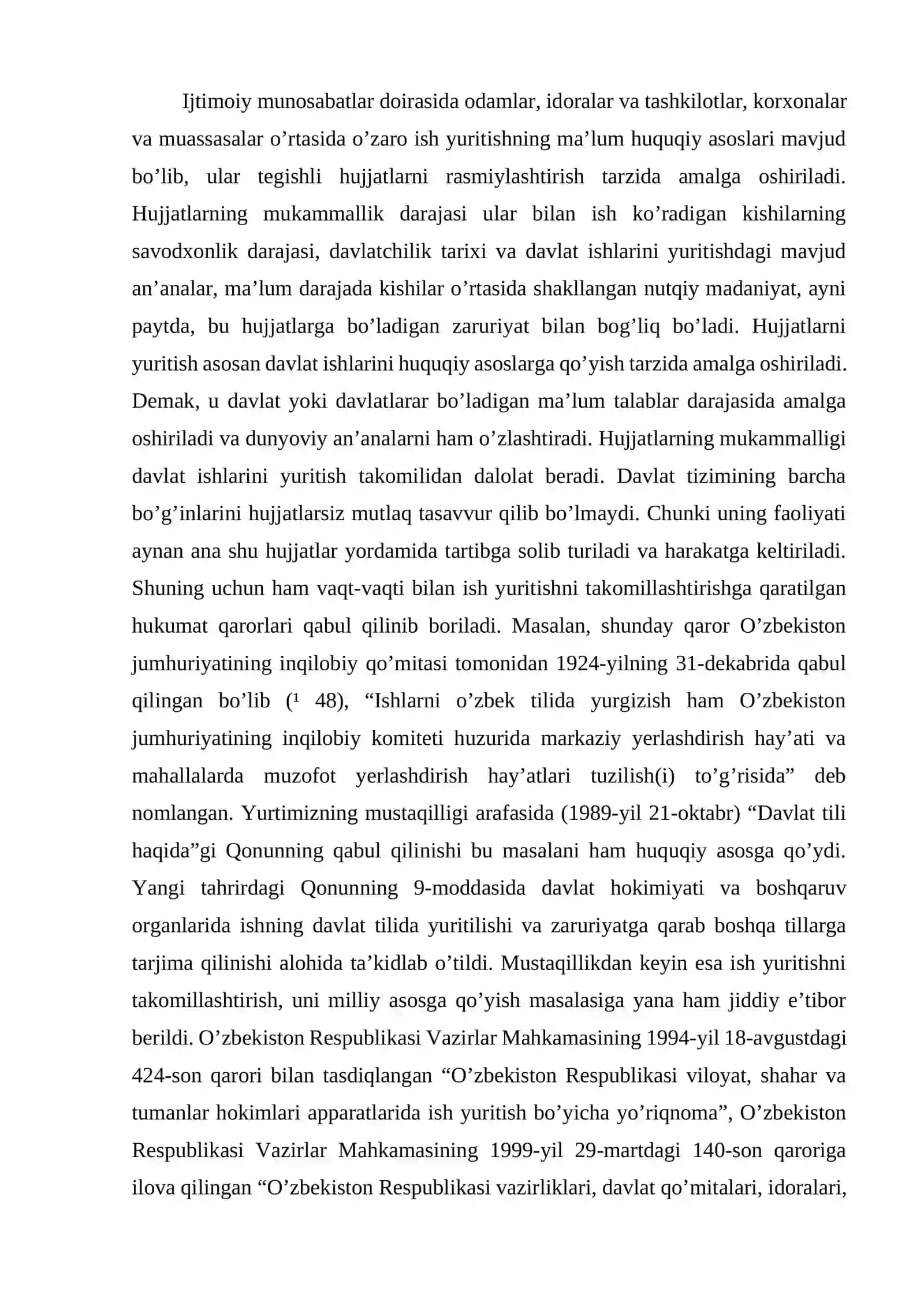 Ish yuritish tili va uslubi 2