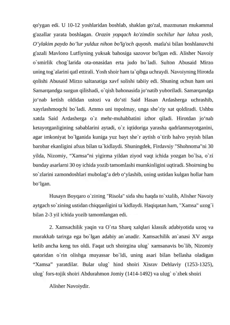 3-amaliy mashg’ulot. Alihrer Navoiy, Gulxaniy va Z.M.Bobur 2