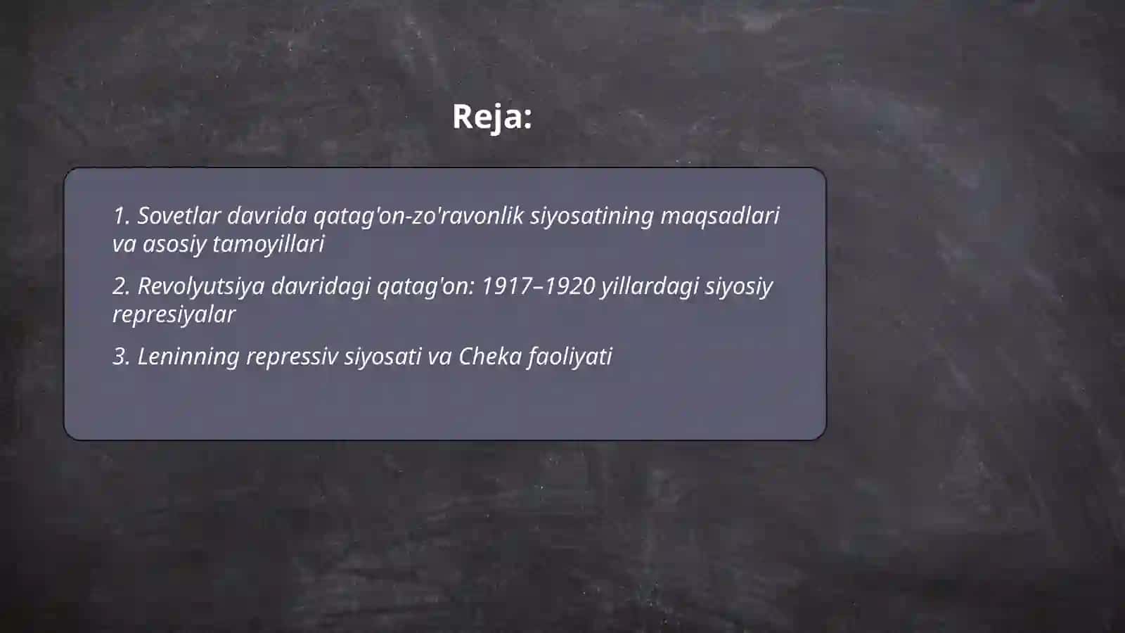 Sovetlarning qatag'on-zo'ravonlik siyosati va uning mohiyati 2