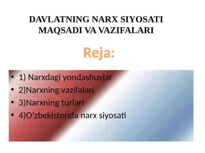 IQTISODIYOT TARMOQLAR VA SOHALAR BO’YICHA YO’NALISH 2