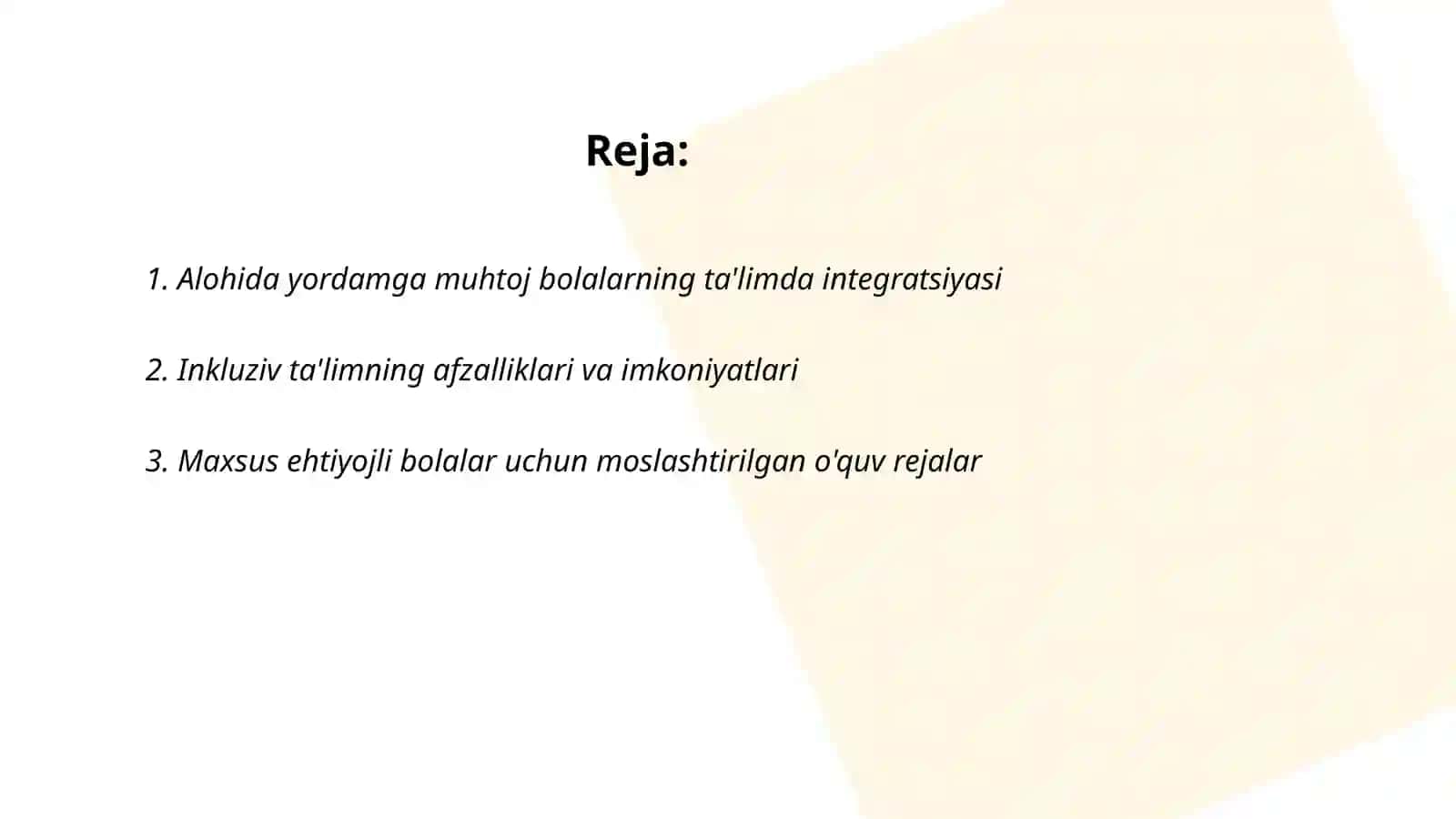 Alohida yordamga muhtoj bolalarning inkluziv ta'limi yangi ta'limiy amaliyot sifatida 2