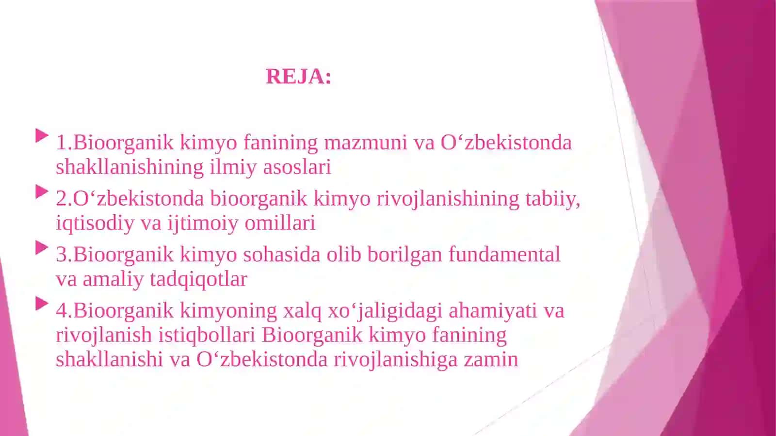 O'zbekistonda bioorganik kimyoning rivojlanishi 2