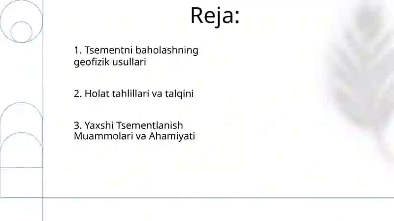 Tsement tahlili geofizik usullarda 2