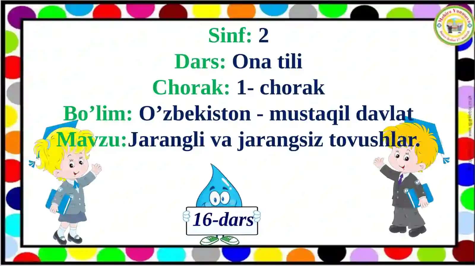 Jarangli va jarangsiz tovushlar 2
