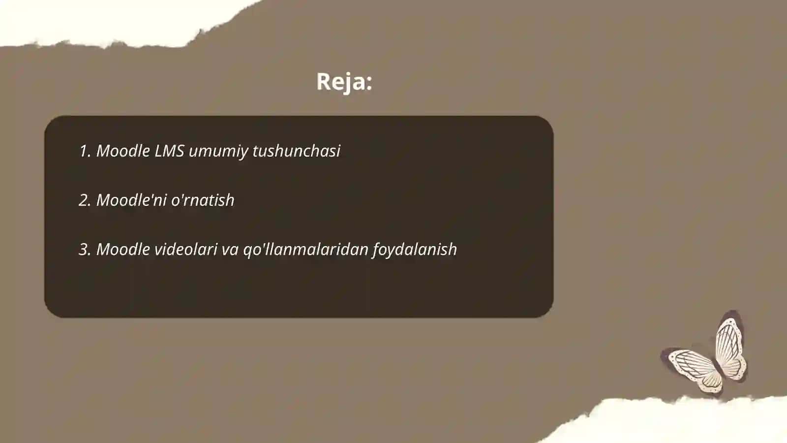 Moodle LMS kurs yaratish va uni sozlash 2